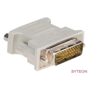 Akyga AK-AD-12 DVI-I - VGA M,F adapter fehér