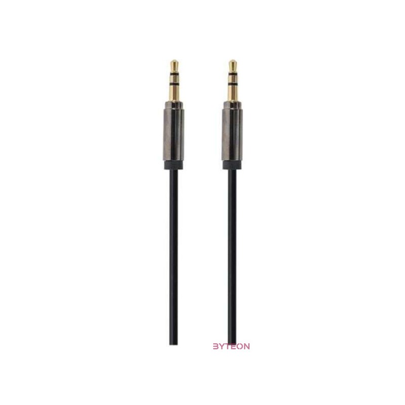 Gembird Jack stereo 3,5mm M,M audio kábel 1m fekete
