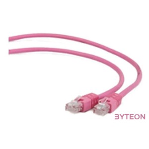 Gembird RJ45 CAT5e UTP M,M adatkábel 3m rózsaszín