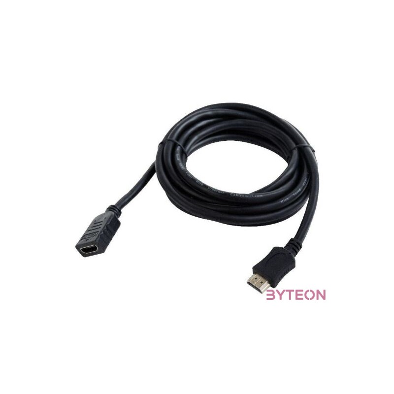 Gembird HDMI 1.4 M,F video jelkábel hosszabbító 1.8m fekete