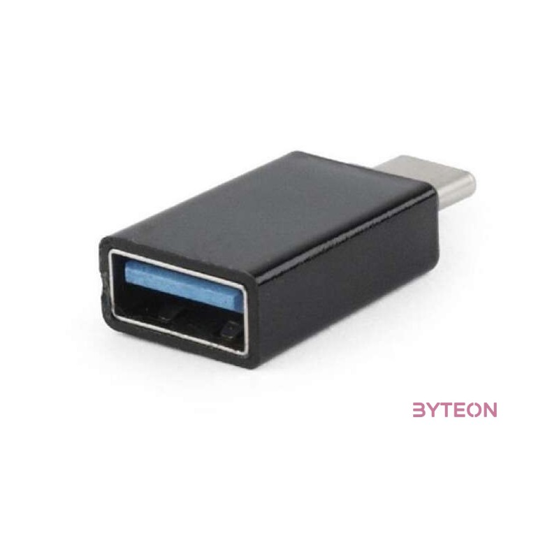 Gembird USB 3.0 C - USB 3.0 A M,F adapter fekete