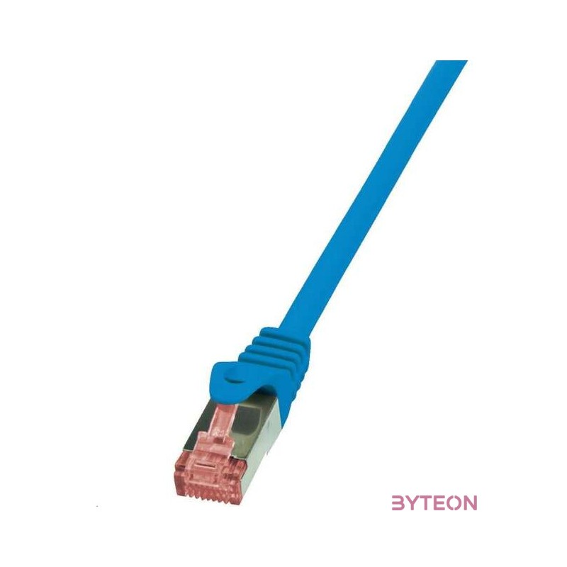 LogiLink RJ45 CAT6 SFTP M,M adatkábel 1m AWG27 kék