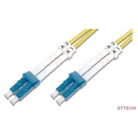 Digitus üvegszálas optikai patch kábel , duplex SM 9,125 OS2 LC , LC 2m