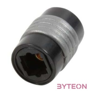 LogiLink Toslink Standard F,F adapter fekete