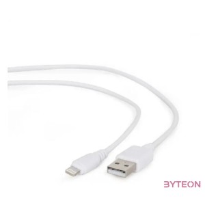 Gembird USB 2.0 A - Lightning M,M adatkábel 1m fehér