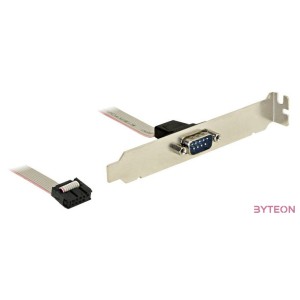 Delock Serial pinheader  - Serial RS-232 F,M hátlapi kivezetés 0.25m