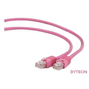 Gembird RJ45 CAT5e UTP M,M adatkábel 3m rózsaszín