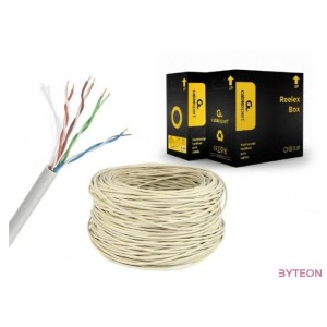 Gembird CAT5e UTP adatkábel 305m fali LSZH szürke