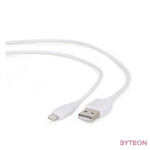 Gembird USB 2.0 A - Lightning M,M adatkábel 1m fehér
