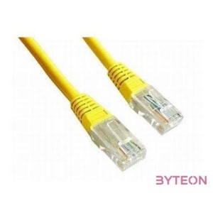 Gembird RJ45 CAT5e UTP M,M adatkábel 1.5m sárga