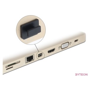 Delock Mini- DisplayPort védődugó fekete 10db