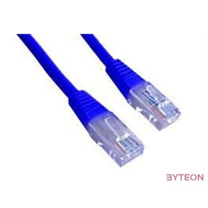 Gembird RJ45 CAT5e UTP M,M adatkábel 0.5m kék