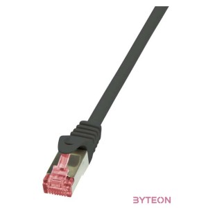 LogiLink RJ45 CAT6 SFTP M,M adatkábel 1.5m AWG27 fekete