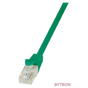 LogiLink RJ45 CAT6 UTP M,M adatkábel 0.5m AWG24 zöld
