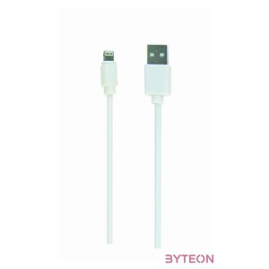 Gembird USB 2.0 A - Lightning M,M adatkábel 1m fehér