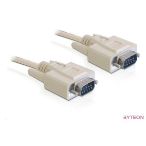 Delock Serial RS-232 M,M adatkábel 10m fehér