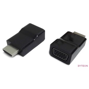 Gembird HDMI - VGA M,F adapter fekete