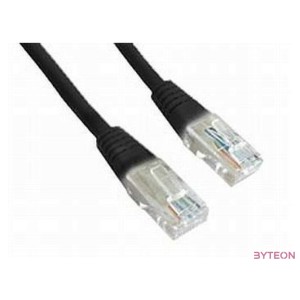 Gembird RJ45 CAT5e UTP M,M adatkábel 5m fekete