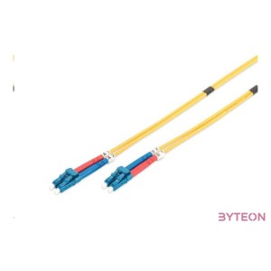 Digitus üvegszálas optikai patch kábel , duplex SM 9,125 OS2 LC , LC 2m