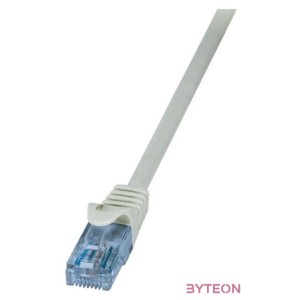 LogiLink RJ45 CAT6A 10Gb UTP M,M adatkábel 2m szürke