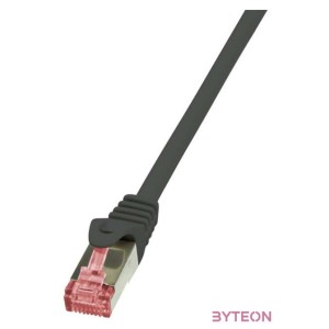 LogiLink RJ45 CAT6 SFTP M,M adatkábel 1.5m AWG27 fekete