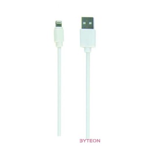 Gembird USB 2.0 A - Lightning M,M adatkábel 1m fehér