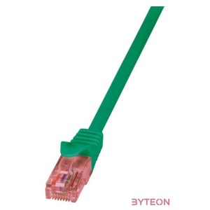 LogiLink RJ45 CAT6 UTP M,M adatkábel 3m AWG24 zöld