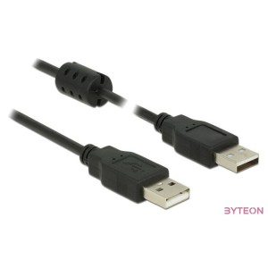 Delock USB 2.0 A M,M adatkábel 3m fekete