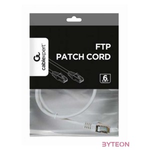 Gembird RJ45 CAT6 FTP M,M adatkábel 0.5m fehér