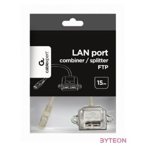 Gembird RJ45 CAT5e FTP - 2db RJ45 CAT5e FTP M,F adapter 0.2m