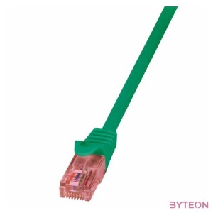 LogiLink RJ45 CAT6 UTP M,M adatkábel 3m AWG24 zöld