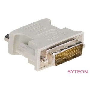 Akyga AK-AD-12 DVI-I - VGA M,F adapter fehér