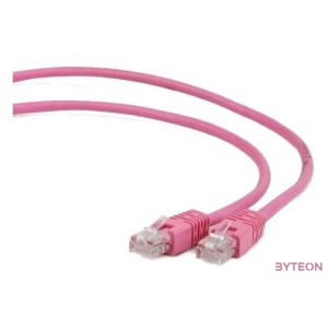 Gembird RJ45 CAT5e UTP M,M adatkábel 5m rózsaszín