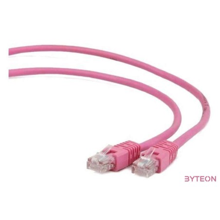 Gembird RJ45 CAT5e UTP M,M adatkábel 5m rózsaszín
