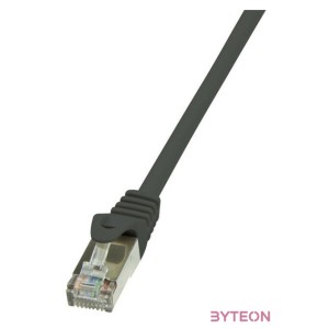 LogiLink RJ45 CAT6 F,UTP M,M adatkábel 1m AWG26 fekete