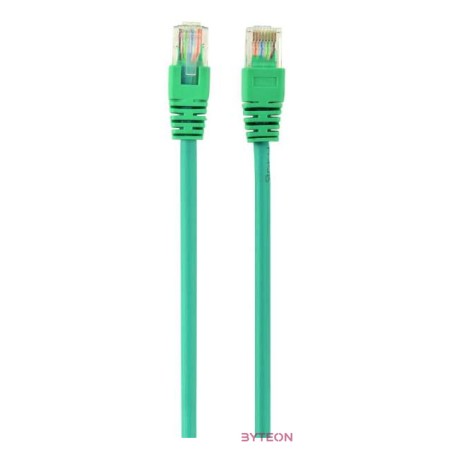 Gembird RJ45 CAT6 UTP M,M adatkábel 0.25m zöld