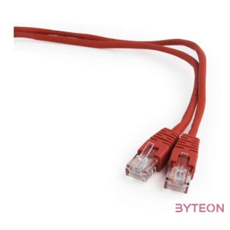 Gembird RJ45 CAT5e UTP M,M adatkábel 1m piros