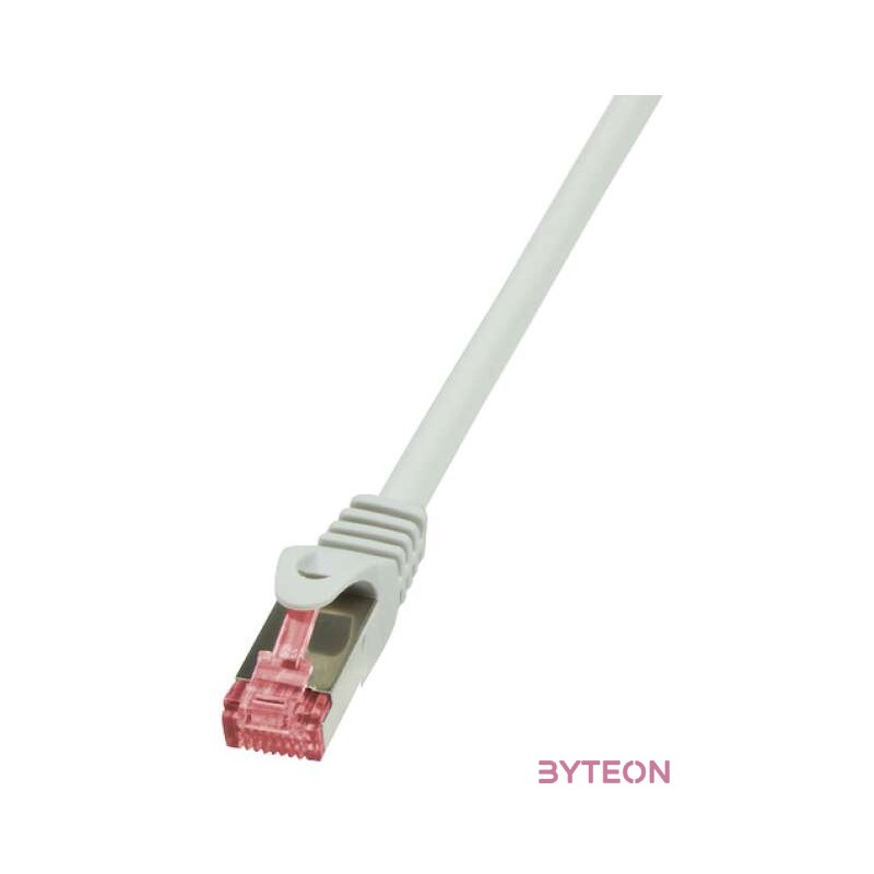LogiLink RJ45 CAT6 SFTP M,M adatkábel 10m AWG27 szürke