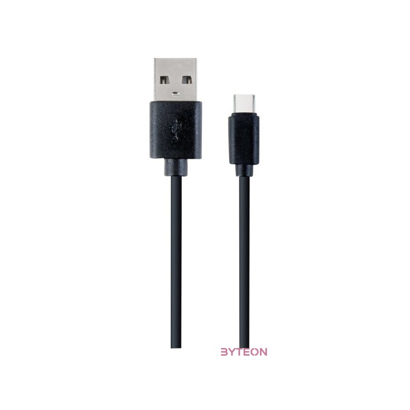 Gembird USB 2.0 AM to Type-C cable (AM,CM), 1m, black