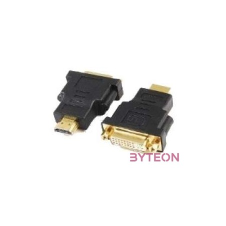Gembird HDMI - DVI-D M,F adapter fekete