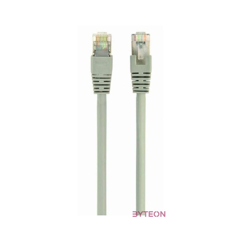 Gembird RJ45 CAT6A FTP M,M adatkábel 10m szürke LSZH