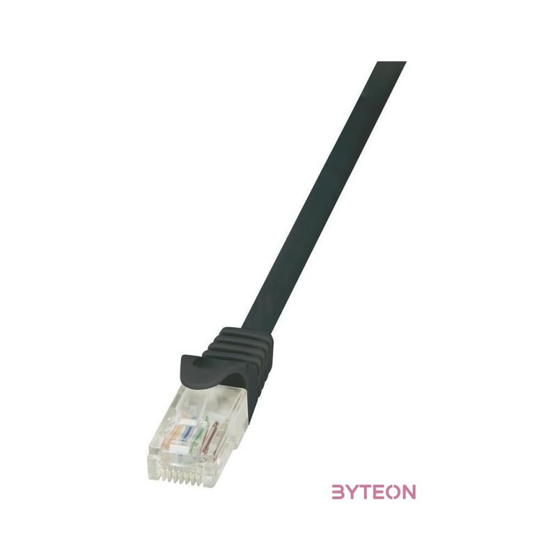 LogiLink RJ45 CAT6 UTP M,M adatkábel 0.25m AWG24 fekete