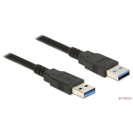 Delock USB 3.0 A M,M adatkábel 1m fekete