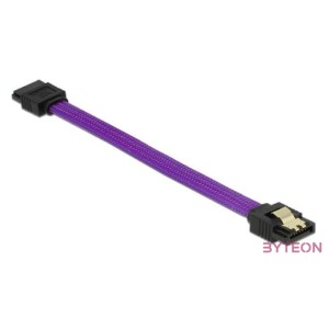Delock SATA 3 F,F adatkábel 0.1m Premium lila
