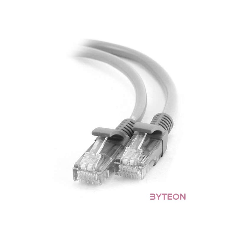 Gembird RJ45 CAT5e UTP M,M adatkábel 0.25m szürke