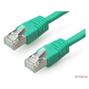 Gembird RJ45 CAT6 FTP M,M adatkábel 1m zöld