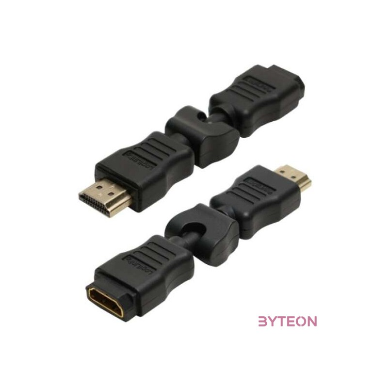 LogiLink HDMI M,F adapter 270° elforgatható fekete