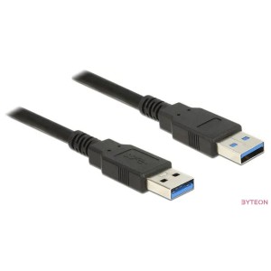 Delock USB 3.0 A M,M adatkábel 1m fekete