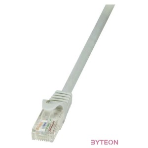 LogiLink RJ45 CAT5e UTP M,M adatkábel 10m AWG26 szürke