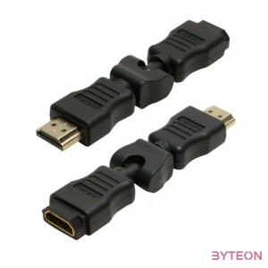 LogiLink HDMI M,F adapter 270° elforgatható fekete